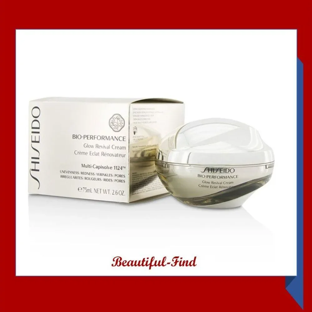 Shiseido Bio-Performance Glow Revival Cream 2.5oz/75ml NIB
